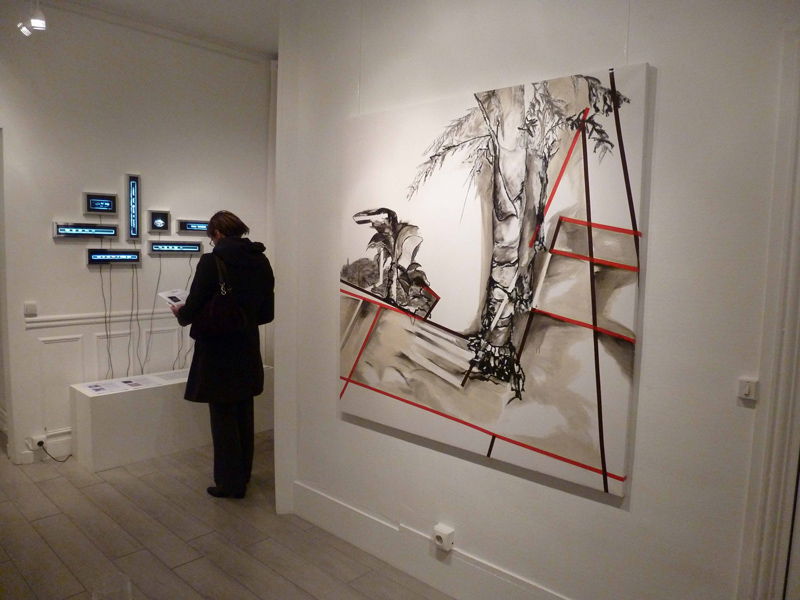 Exposition collective à la Galerie Exit, Boulogne Billancourt, 2012
